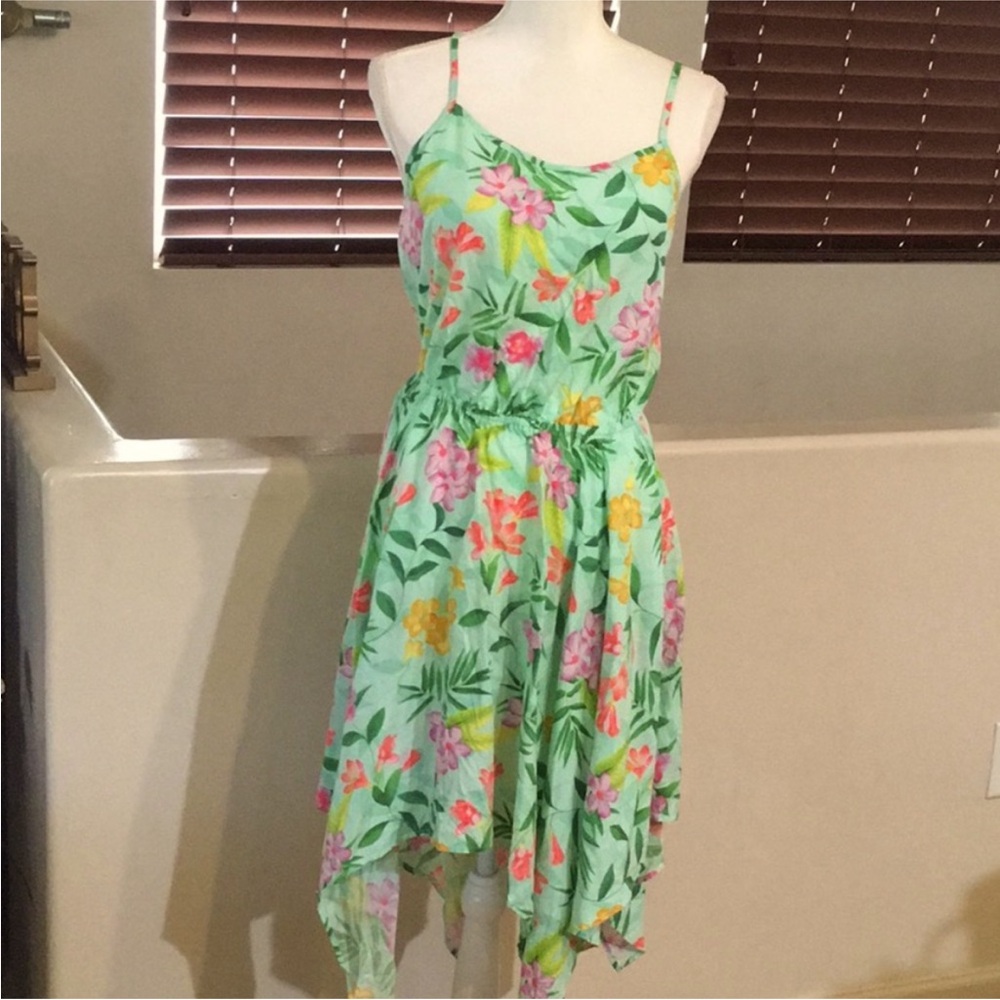 Children’s place summer floral dress size XL 14